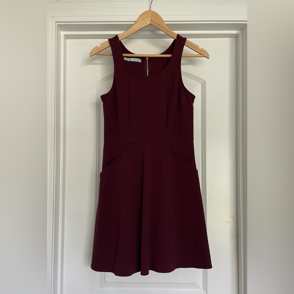 Maurice’s Plum A-Line Dress With Pockets Size S